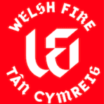 Welsh Fire Tam Cymreig logo for Welsh cricket team.
