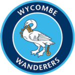 Exterior view of The Flying Horse pub in Wycombe Wanderers colours.